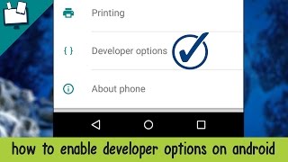 How to enable Developer Options on android really easy [upl. by Elleved391]