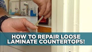 A Simple Fix for Loose Laminate Countertops [upl. by Olin920]