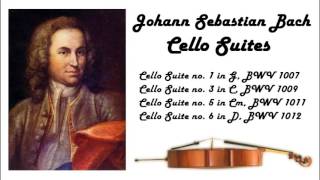 Johann Sebastian Bach  Cello suites in 432 Hz great for reading or studying [upl. by Balough]