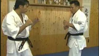 Kyokushin karate instructional by Hajime Kazumi [upl. by Ordnajela]