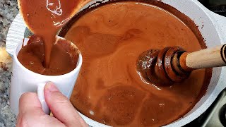 MEXICAN HOT CHOCOLATE  Homemade Mexican Hot Chocolate Recipe [upl. by Satsoc]