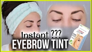 Eyebrow Tinting at Home  Godefroy Instant Eyebrow Tint [upl. by Ellehcem]