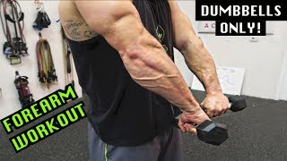 Intense 5 Minute Dumbbell Forearm Workout 2 [upl. by Naehs]