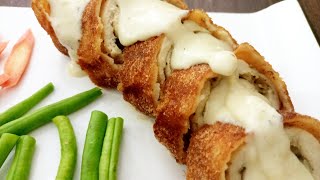 Chicken Cordon Bleu with Sauce recipe  By Naimahs Kitchen [upl. by Lemar]