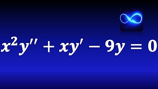 107 Ecuación diferencial de Cauchy Euler EJERCICIO RESUELTO [upl. by Nylikcaj]