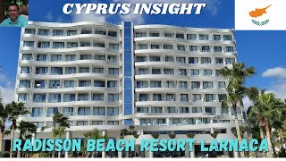 Radisson Beach Resort Larnaca Cyprus  A Tour Around [upl. by Annalise]