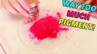 ADDING WAY WAY TOO MUCH PIGMENT TO SLIME Slimeatory 537 [upl. by Sybilla976]