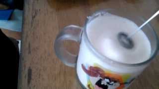 Aerolatte Review Frothing Cold Milk In Under 1 Minute [upl. by Damiani813]