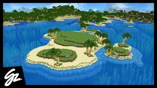 BUILDING A CUSTOM ISLAND  Minecraft 5 [upl. by Kreda]