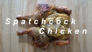 Weber Q Spatchcock Chicken [upl. by Artemisia]