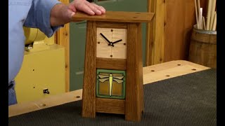 Making a CraftsmanStyle Mantel Clock [upl. by Reseta709]